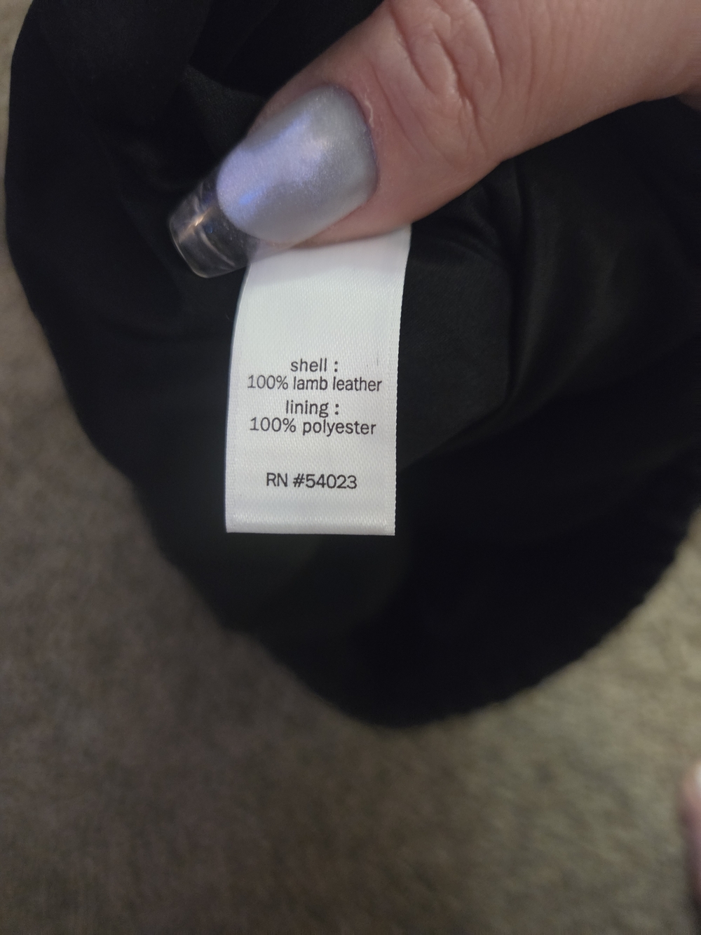 Derek Lam 1OC Athleta Black Lamb Leather Jogger Pants - Picture 6 of 7